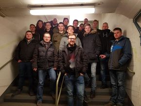 Besichtigung des Tiefbunkers. Besichtigung des Tiefbunkers.