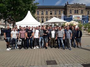 Motivierte Techniker mit Herrn Thoma und Herrn Jantschke Motivierte Techniker mit Herrn Thoma und Herrn Jantschke