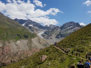 Bei Wanderungen im Kaunertal boten sich herrliche Ausblicke. Bei Wanderungen im Kaunertal boten sich herrliche Ausblicke.