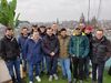Gruppenfoto an exponierter Stelle, das Dach des Hilton Gruppenfoto an exponierter Stelle, das Dach des Hilton